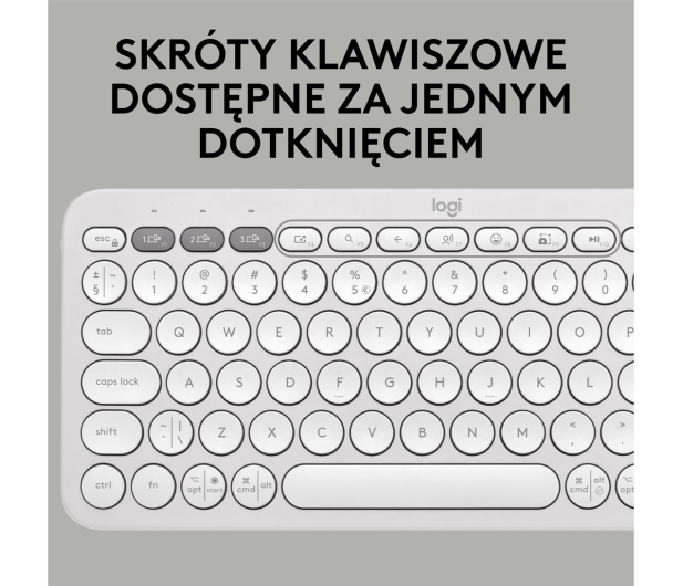 Logitech K380s Pebble Keys 2 biały - 1172751 - zdjęcie 8